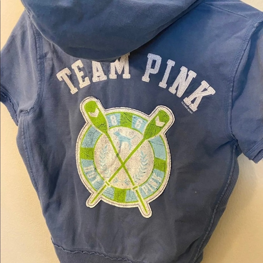 Pink zip up